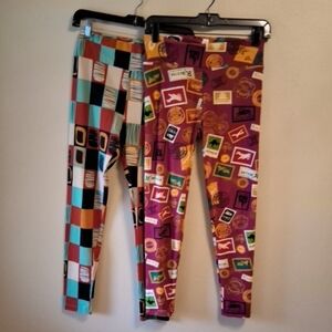 LuLaroe Leggings 2 Pair Set